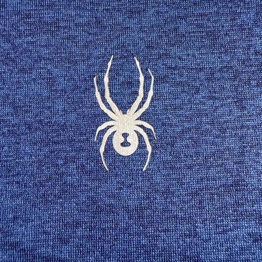 Spyder‎ Swim Rash Guard Mens Blue Heather Long Sleeve UPF 50+ Sun Shirt XL